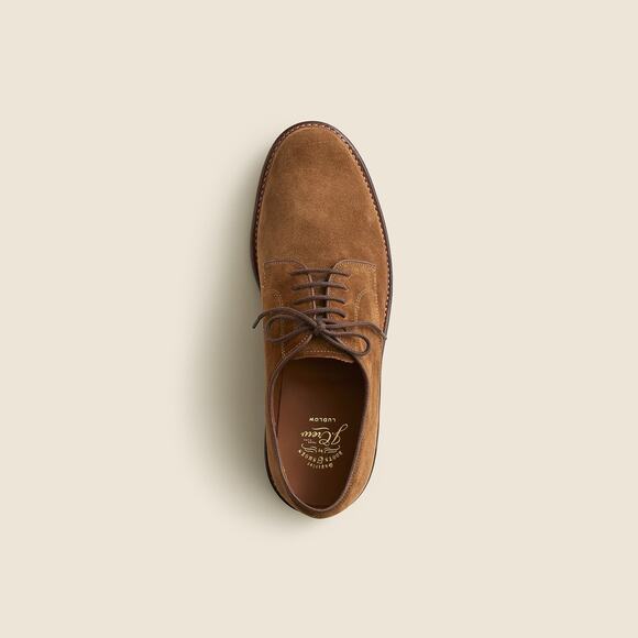 J. Crew Men\'s Ludlow Derbys Dress Shoes Lace Up in Snuff Suede Size 9 main image 7